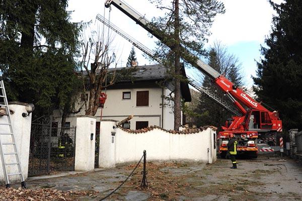 Forti raffiche di vento e rialzo delle temperature: danni in Ossola