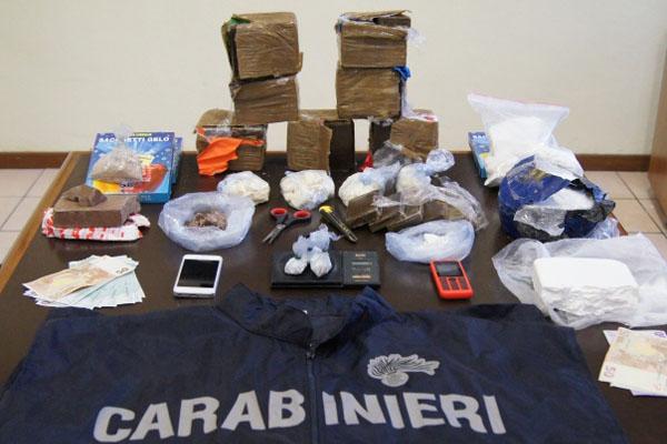 In manette 29enne per detenzione di ingente quantitativo di droga