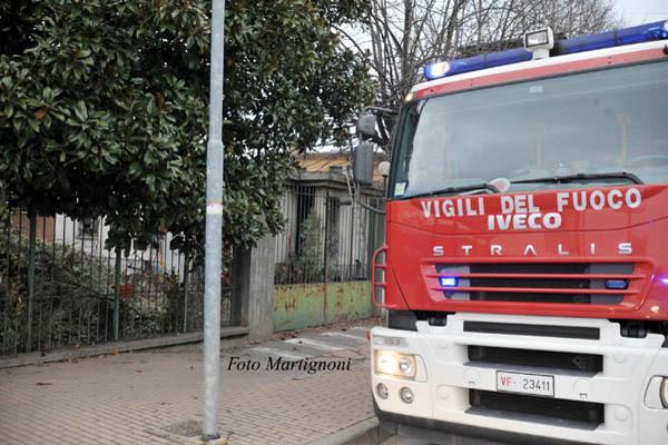 Principio d’incendio in una palazzina di corso Trieste