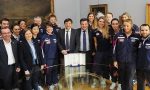 Le giocatrici della Igor Volley Novara premiate in Municipio