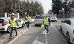 Protesta dei poliziotti del Sap contro il Governo. Si sono trasformati per una mattinata in lavavatri