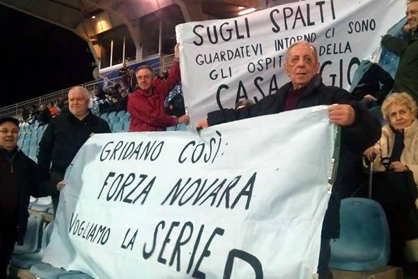 Un centinaio di soggetti svantaggiati allo stadio grazie a Provincia e Novara calcio