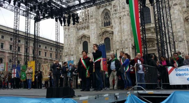 Anche il Comune di Romagnano Sesia sul palco del 25 Aprile di Milano