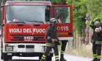 Fiamme a Dormelletto: interessata anche la stazione ferroviaria