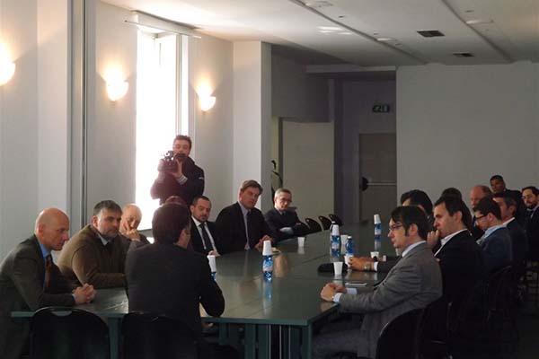 L’europarlamentare Massimiliano Salini in visita all’Ain