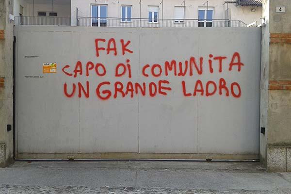 Vandalismo alla Comunità per minori Santa Lucia