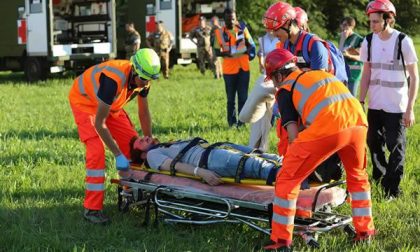 A Pombia l'esercitazione del Master in Medicina dei disastri (FOTOGALLERY)