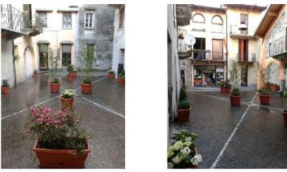 Omegna, piazza VIII Marzo fiorisce grazie ai cittadini