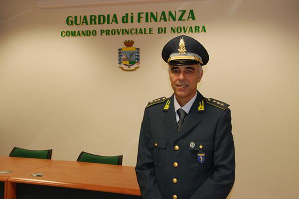 Arriva alla finanza novarese un nuovo ufficiale: è Massimo Chiappara