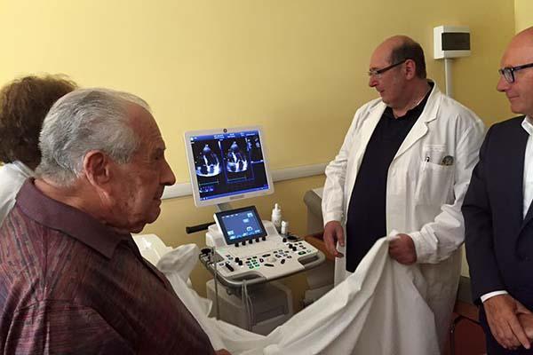 Galliate, nuovo ecocardiografo per il San Rocco