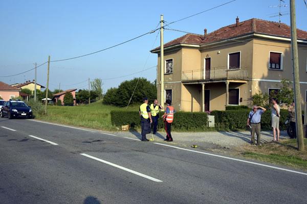 Incidente in frazione Fornaci a Oleggio