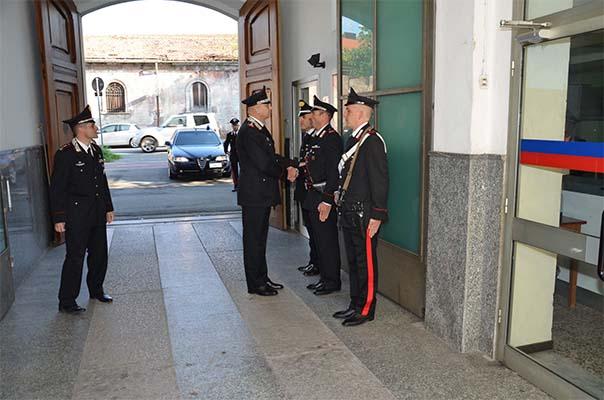 In visita a Novara il generale di Corpo d’Armata, Vincenzo Coppola