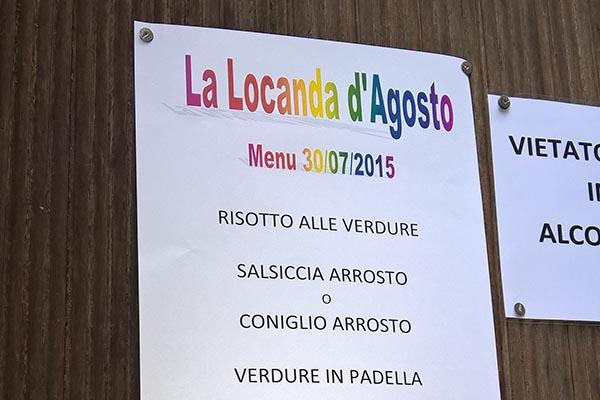 Mercoledì ha aperto la “Locanda d’Agosto”: ospiti della mensa in crescita
