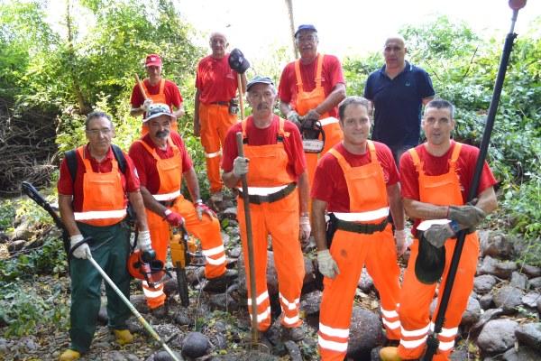 Ripulito il Rio Geola a Borgomanero