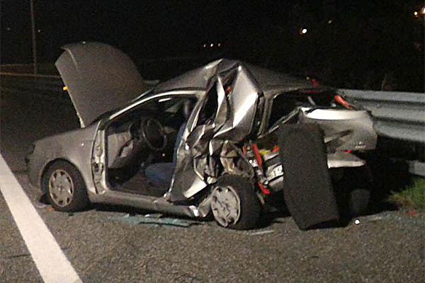 Biandrate: incidente in A26