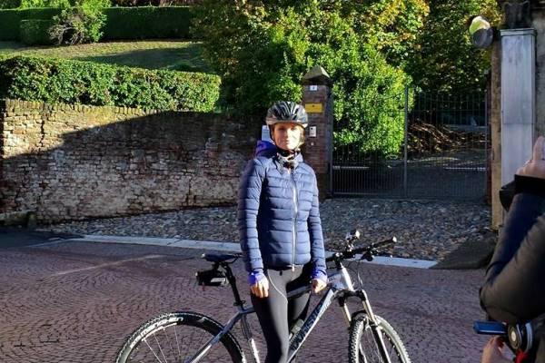 Filippa Lagerback sulle colline Novaresi
