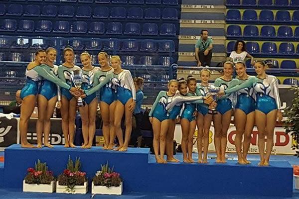 Ginnastica femminile: primo e secondo posto alla Golden League GpT per l’Asg Casalbeltrame
