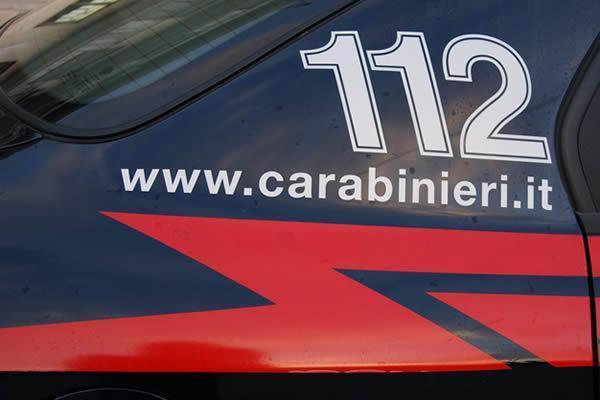 Vettura dell’Arma coinvolta in un incidente