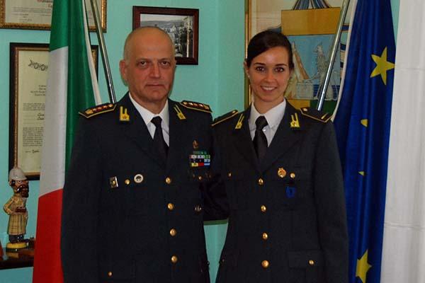 Il maresciallo Arianna Segala arriva alla Gdf di Novara