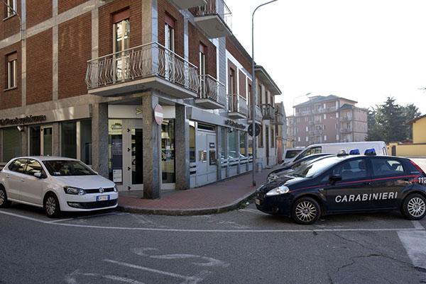 Rapina in banca a Trecate