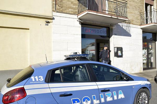 Rapina in farmacia a Novara