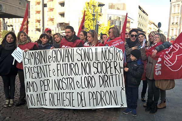 “Vogliamo un contratto, un salario dignitoso e un lavoro sostenibile”