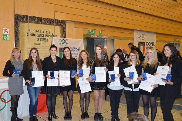 2015 da incorniciare: atlete di Borgomanero medaglia di bronzo al Valore Atletico