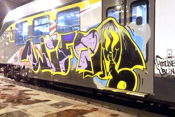 Deturpano i vagoni di Trenord alla stazione di Arona: sei giovani denunciati