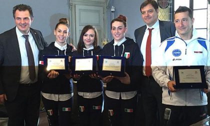Giovani campioni novaresi premiati in Municipio
