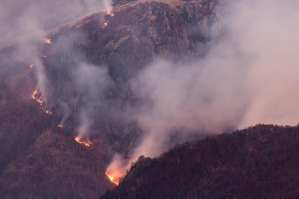 Incendi in montagna, disastro mai visto