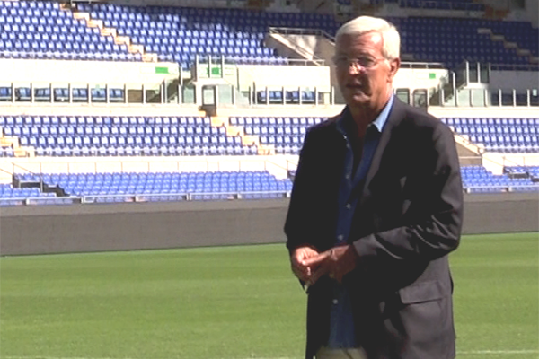 Marcello Lippi, ct dell’Italia mundial del 2006, testimonial della campagna sulla sicurezza stradale