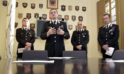 Reati in diminuzione nel 2015 dai dati dei Carabinieri