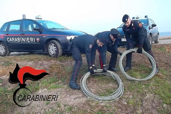 Trecate: deposito di rame rubato scoperto in periferia