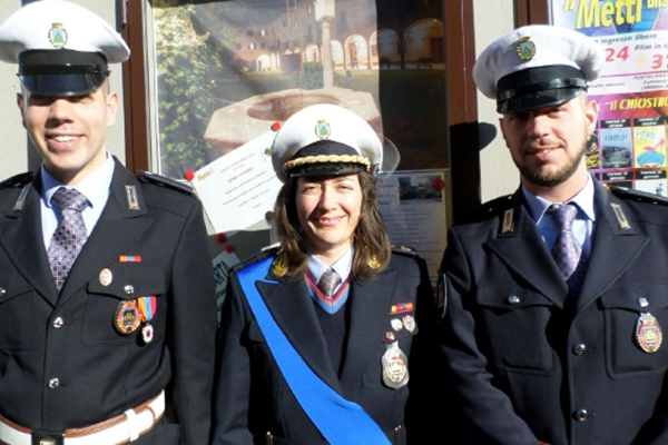 Trecate, vigili premiati con medaglia al merito