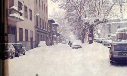 31 anni fa la grande nevicata che “sommerse” anche Borgomanero