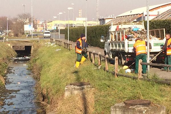Bonificato il Cavo Ospedale di via Bonola