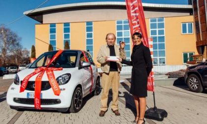 La Smart messa in palio dalle assicurazioni Generali vinta a Borgomanero