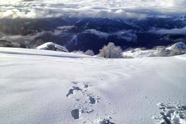 Nevica sul Mottarone e in Valsesia