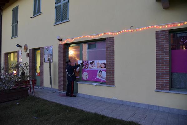 Bellinzago: posto sotto sequestro centro massaggi