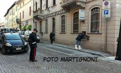 Fatto saltare sportello bancomat a Carpignano Sesia
