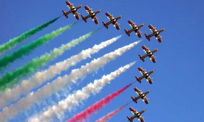 Le Frecce Tricolori arrivano ad Arona