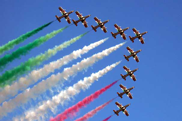 Le Frecce Tricolori arrivano ad Arona