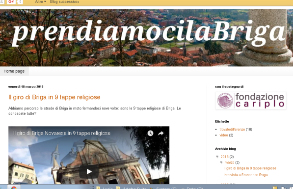 Prendiamoci la Briga…  e un paese finisce online!