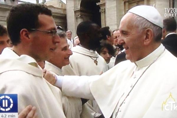 Da Borgomanero a tu per tu con papa Francesco