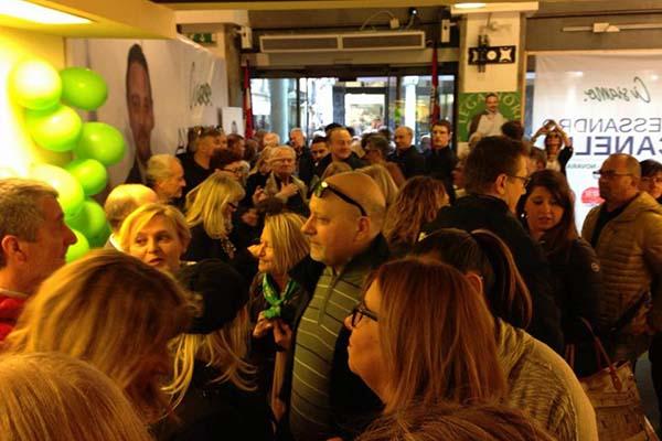 Inaugurata la sede elettorale per Canelli