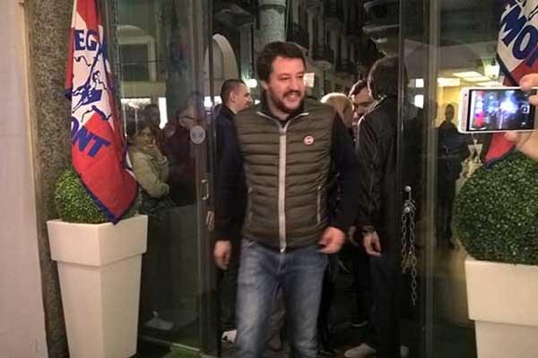 Salvini a Novara per Canelli