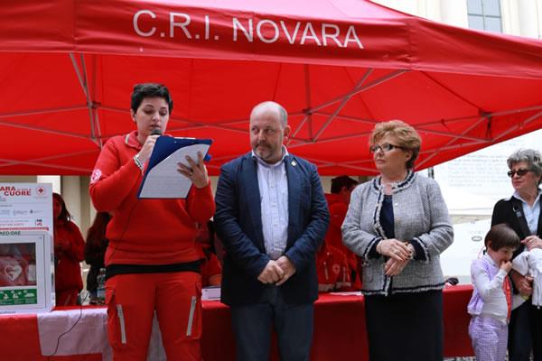Anche a Novara la Giornata mondiale della Croce Rossa