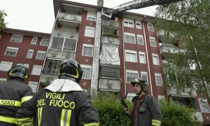 Fiamme in viale Europa