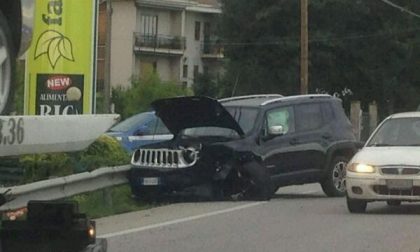 Incidente con più veicoli all’altezza del Fasoli Piante