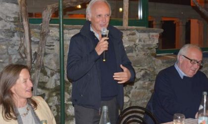 Lago d'Orta ancora sfondo di un giallo